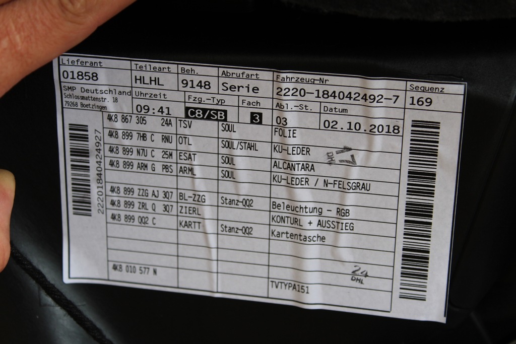 фото №8, Обшивка дверь левый задняя audi a7 4k8867303b