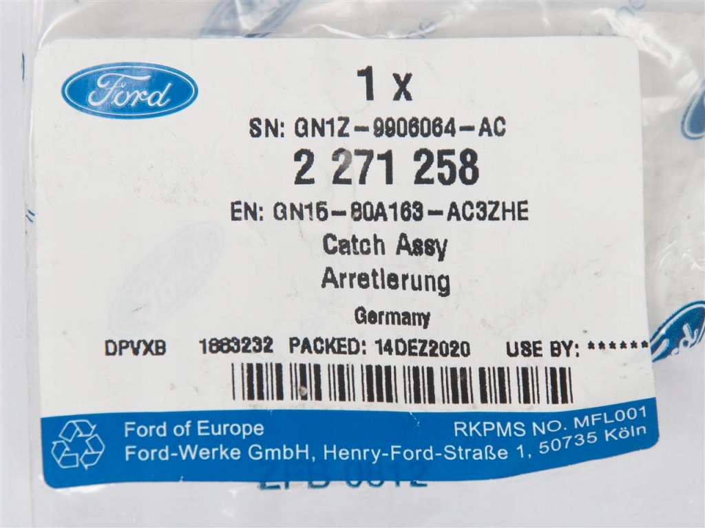 фото №4, Зачіп лівий бардачка пасажира ecosport 17-