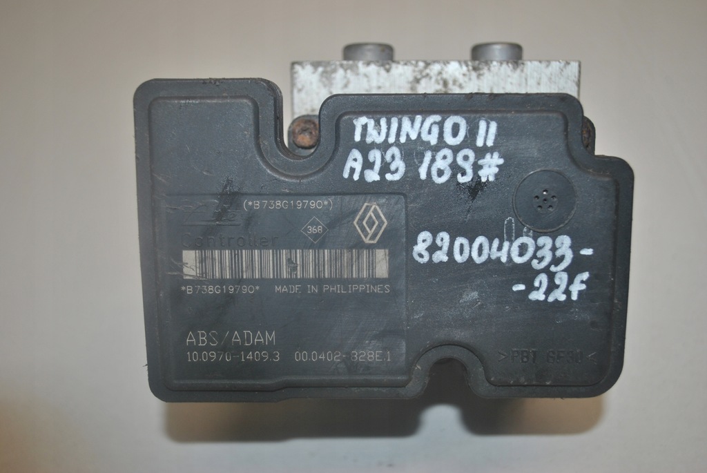 фото №1, Насос abs тормозная renault twingo ii 8200403322f