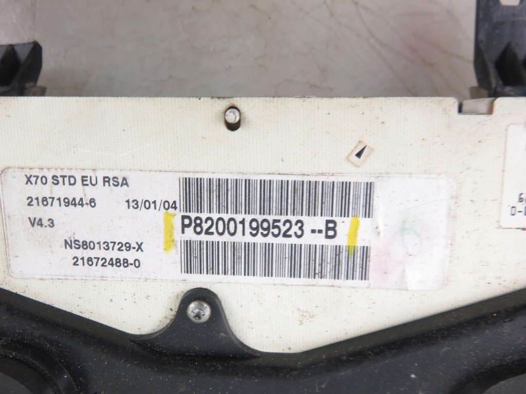 фото №5, Лічильник renault master ii 2.5 dci p8200199523b 8200199523b