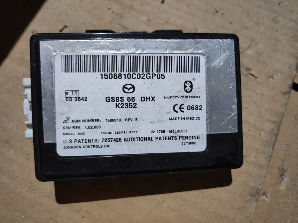 фото №1, Блок управления модуль bluetooth mazda 5 gs8s66dhx k2352