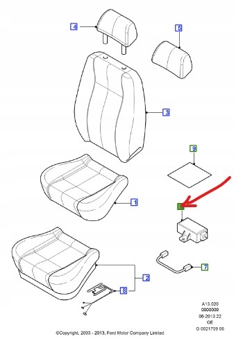 фото №1, Модуль ременів ford mondeo mk3 2002-07