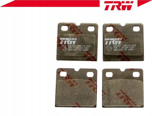 фото №2, Trw тормозные колодки ham. audi задняя r8 07-15