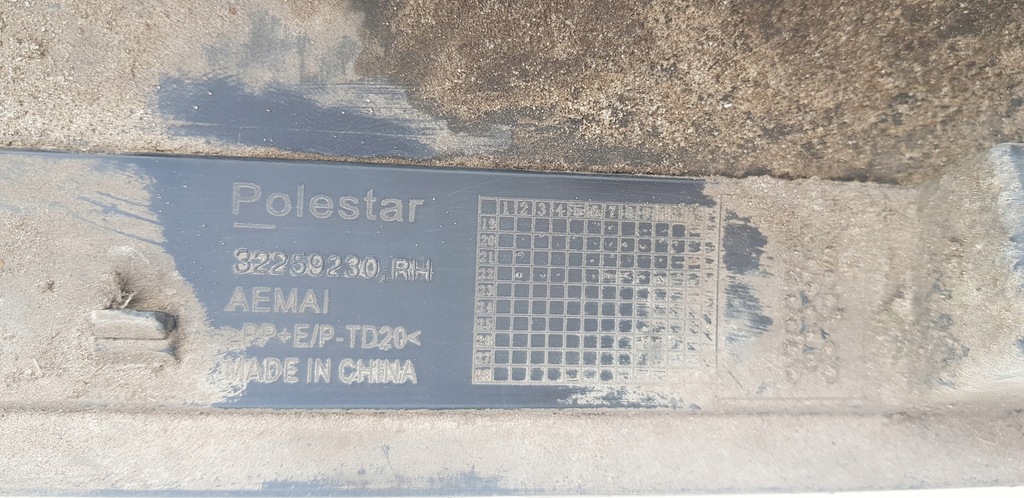 фото №6, Polestar ii 20- молдинг порог правая порог правый