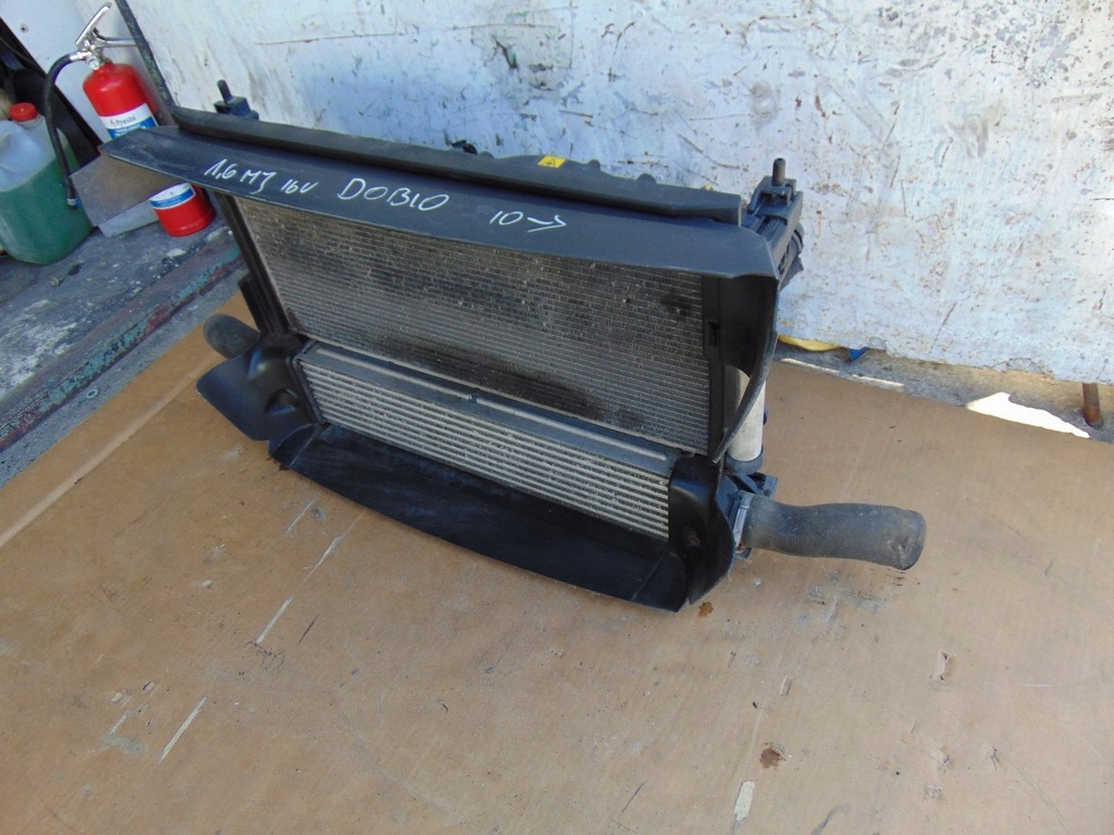 фото №8, Комплект радіатор вентилятор combo d doblo ii 1.6 cdti jtd 518207190