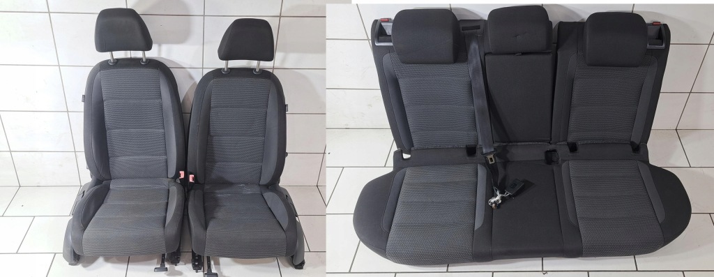 фото №1, Golf vi 6 5d hb сидіння заднє сидіння комплект