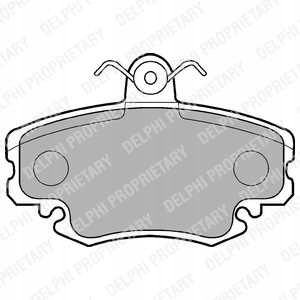 фото №2, Тормозные диски тормозные колодки перед delphi peugeot 205 ii