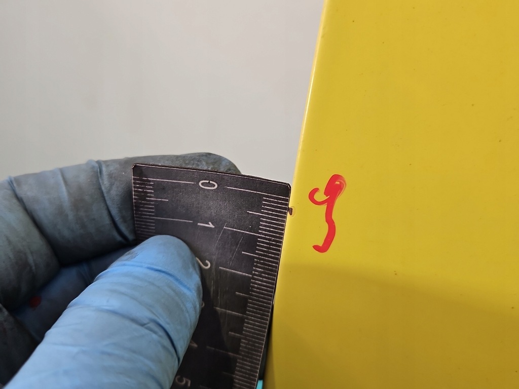 фото №12, Дверь перед правое peugeot 107 3d жёлтый kbl