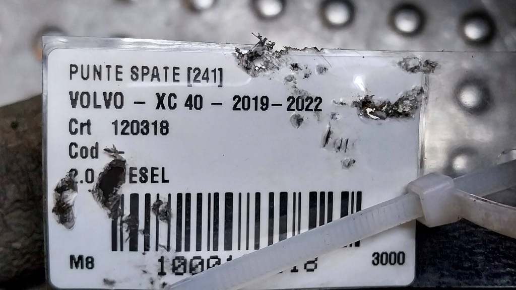 фото №7, Поворотний кулак важелі підвіска правий задня kpl 32221150 volvo xc40 ii awd 4x4