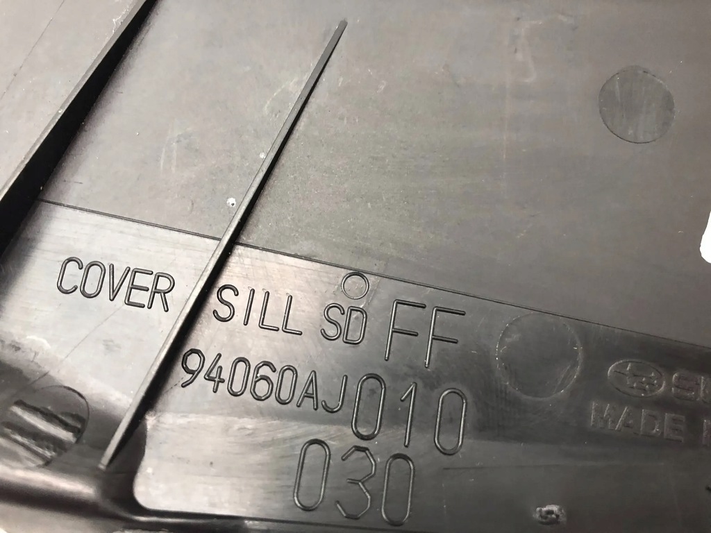 фото №5, Subaru outback iv 2010r накладка защита порог угловая левый перед 94060aj010