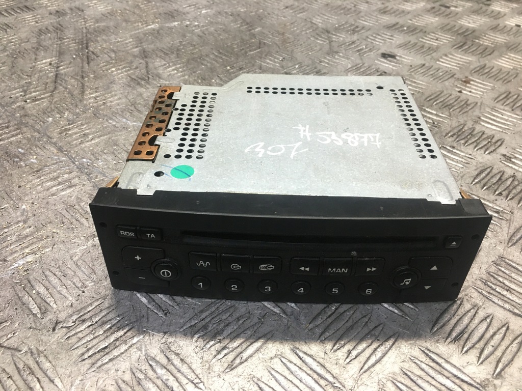 фото №1, Peugeot 307 радіо 96545978xt00