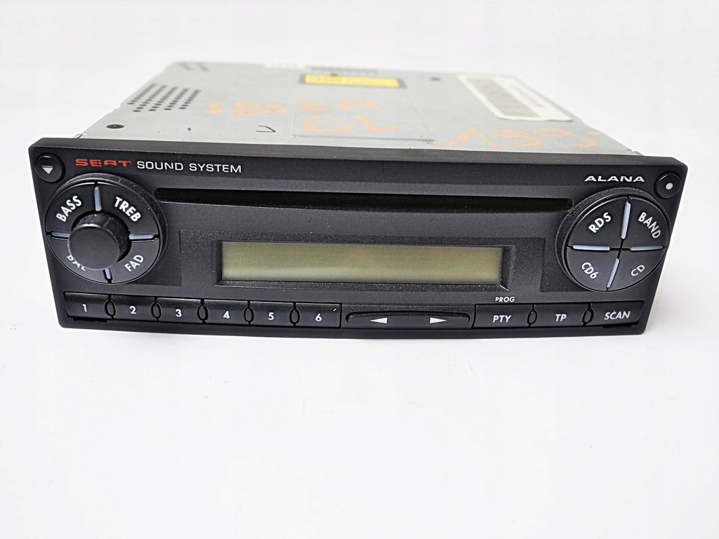 фото №1, Seat ibiza leon радио cd заводской alana 6l0035156