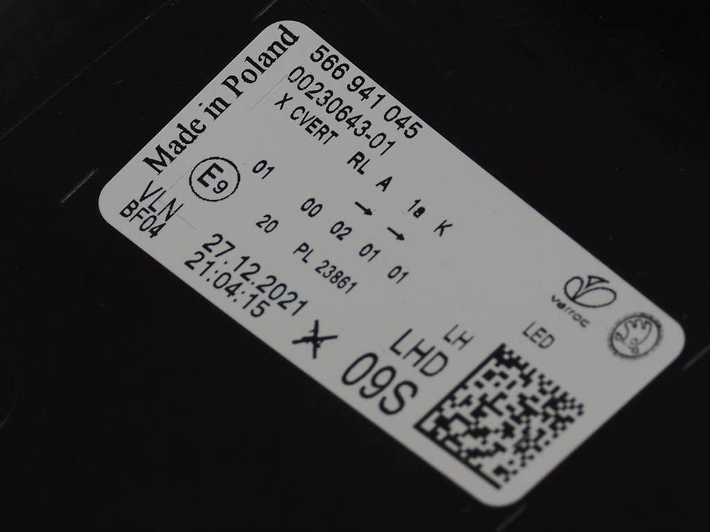 фото №15, Лампа левая перед левая skoda kodiaq lift 566941045