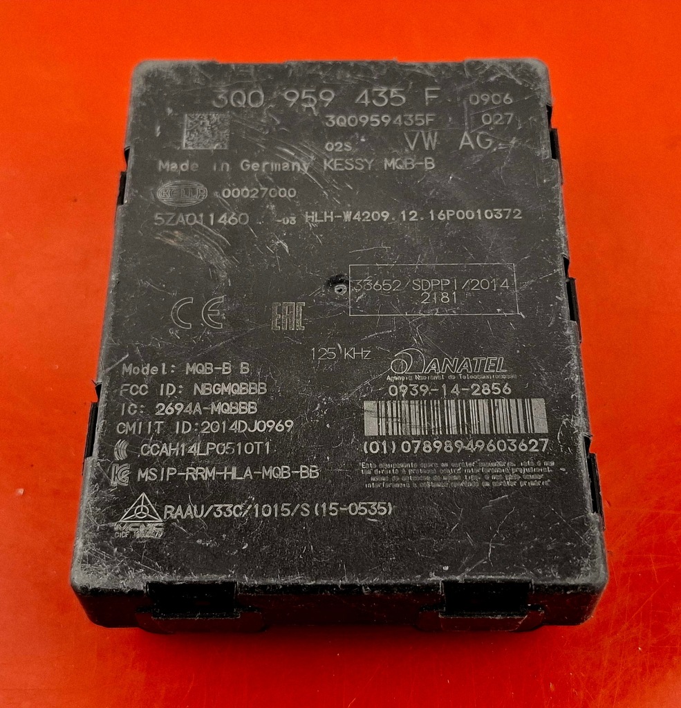фото №1, Vw volkswagen passat b8 модуль / блок управления kessy 3q0959435f
