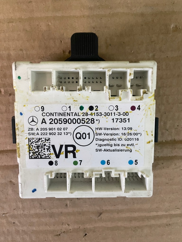 фото №1, Модуль блок управления дверь mercedes w205 a2059000528
