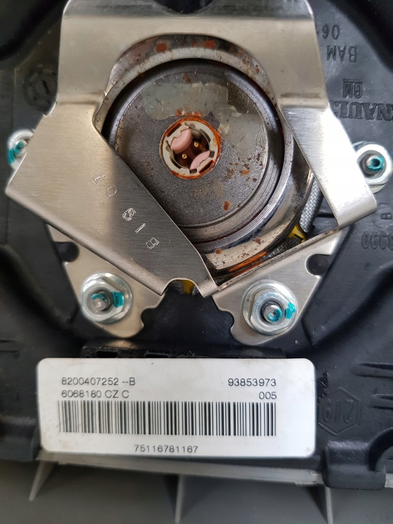 фото №3, Подушка подушка безопасности водителя renault trafic