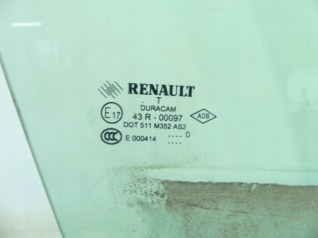 фото №2, Скло двері перед права renault fluence 10r