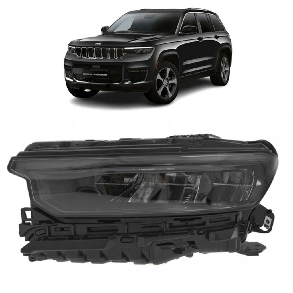 фото №1, Фара перед full led 8pin белый led jeep grand cherokee wl 2021-2025