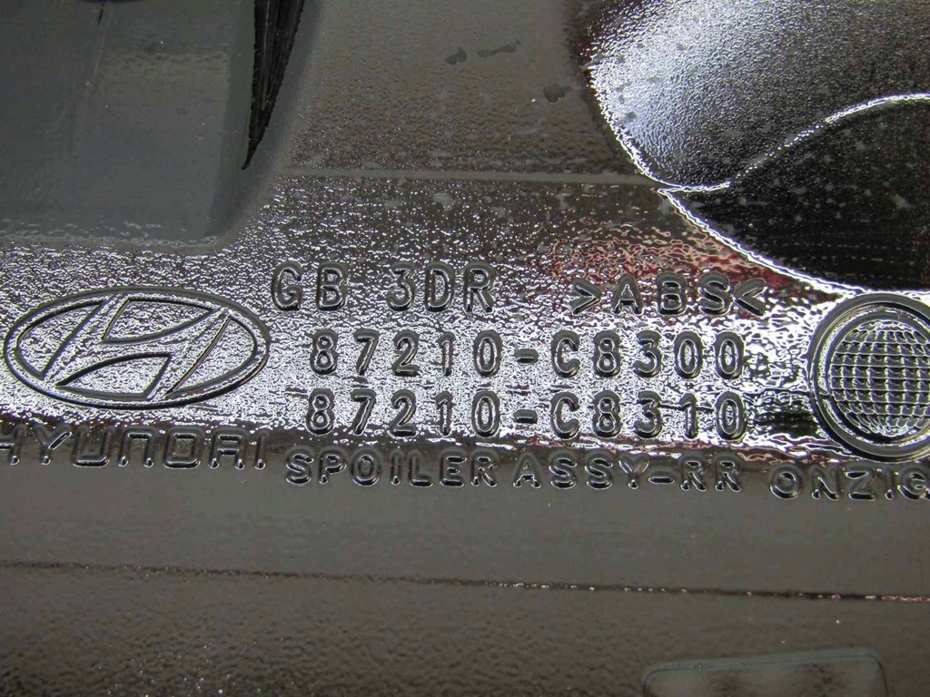 фото №14, I20 ii 17r coupe спойлер крышки задняя задний задней спойлер 87210-c8300