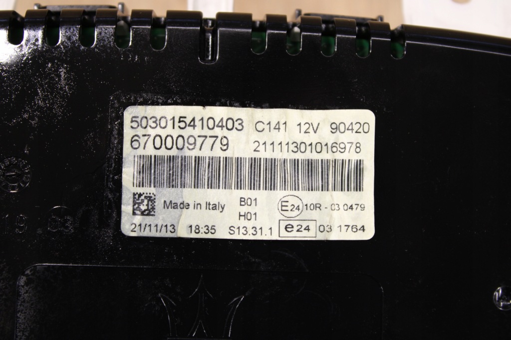 фото №6, Приборы счетчик maserati ghibli uk 13-