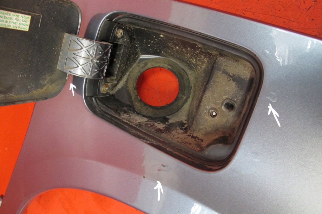 фото №12, Peugeot 807 02- citroen c8 крила лівий задня szary ezw кришка заливної пального