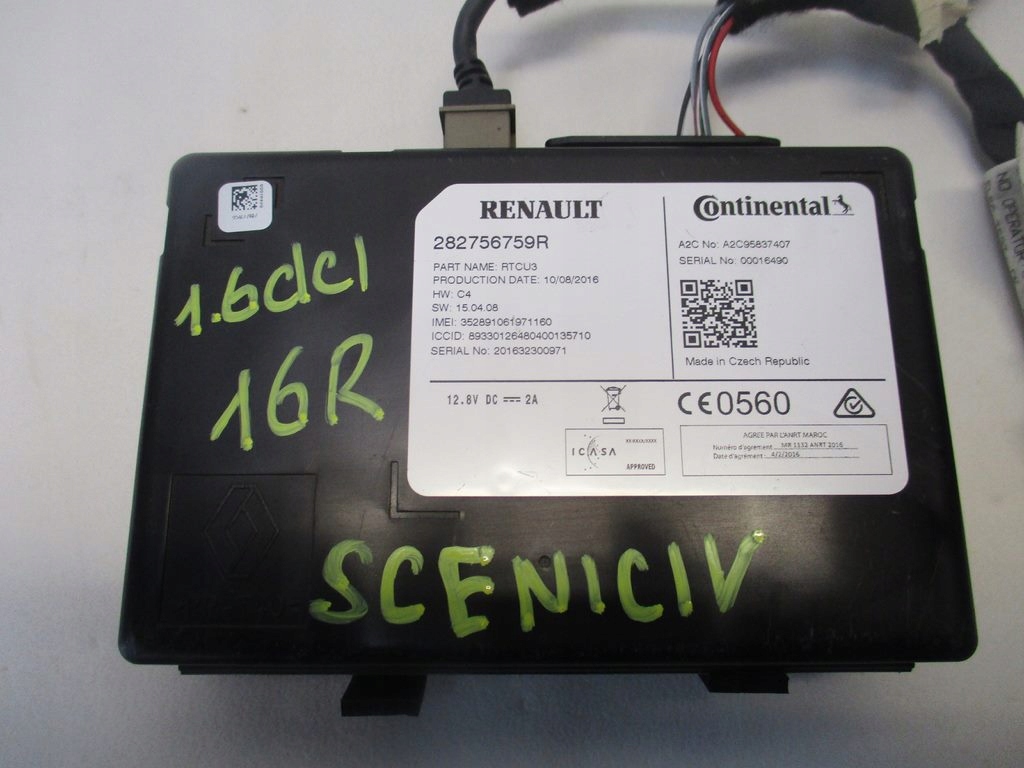 фото №2, Модуль блок керування навігації renault scenic iv
