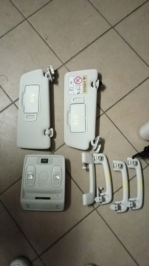 фото №4, Освещение кабины козырёк защита солнцезащитная ручка renault arkana