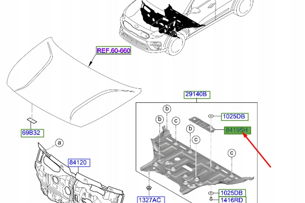 фото №7, Kia niro mk1 електрична камера двигуна pod задня борт nowa оригінальна 84