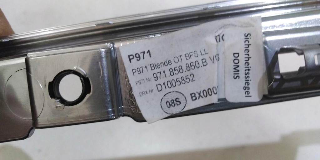 фото №9, Porsche panamera 971 молдинг декоративная панели консоли 971858860b