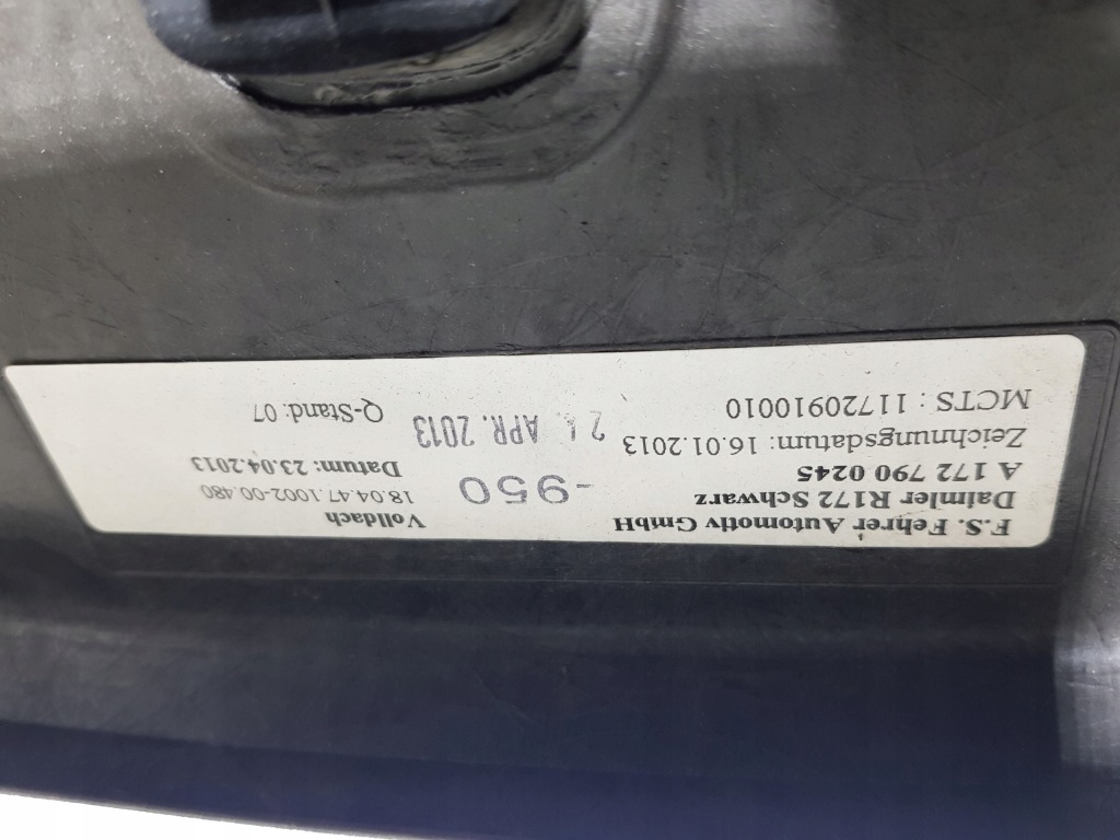 фото №7, Mercedes r172 slk slc w172 czarna потолок потолок