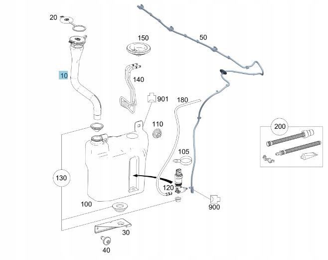 фото №11, New mercedes-benz clk c209 rear потолок усилитель a2098204889 original