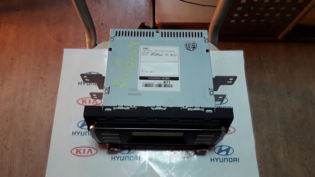 фото №2, Kia rio iii радіопрогравач радіо cd 961701w710ca