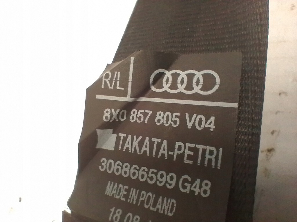 фото №6, Pas безпеки задня лівий правий audi a1