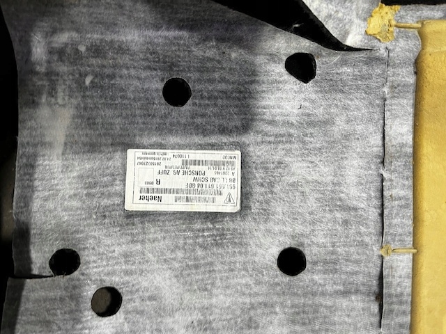 фото №8, 99155101108 пол обшивка porsche 911