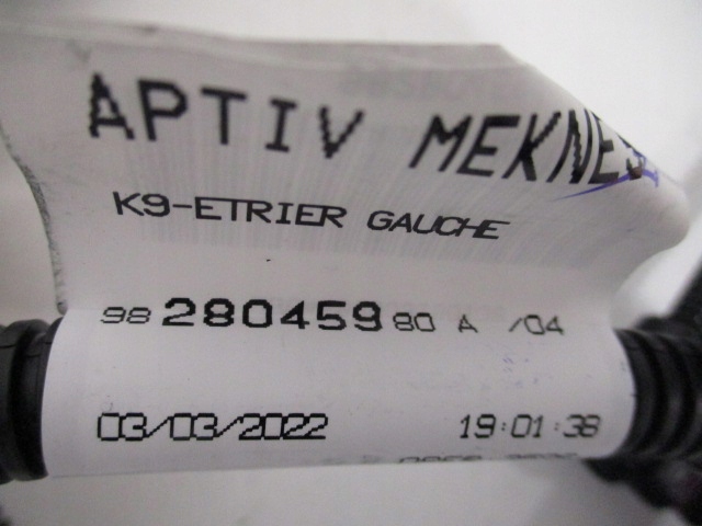 фото №4, Peugeot rifter жгут тормоза ручного левая задняя nowa 9828045980