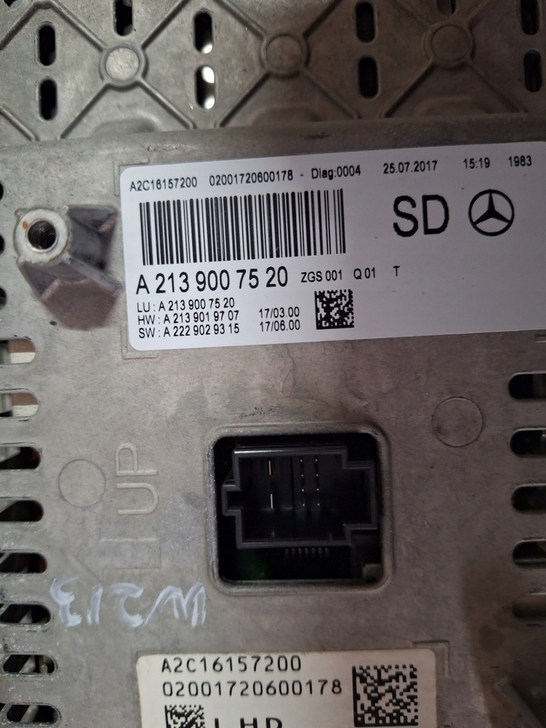 фото №5, Mercedes w213 дисплей монитор a2139007520