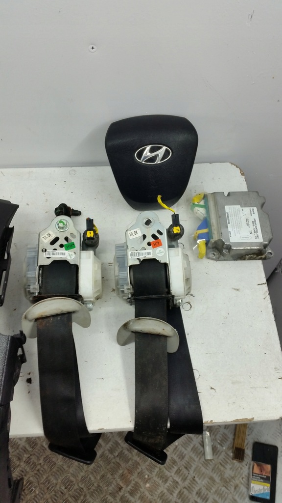 фото №6, Консоль панель приладів подушка безпеки air bag ремені hyundai i20