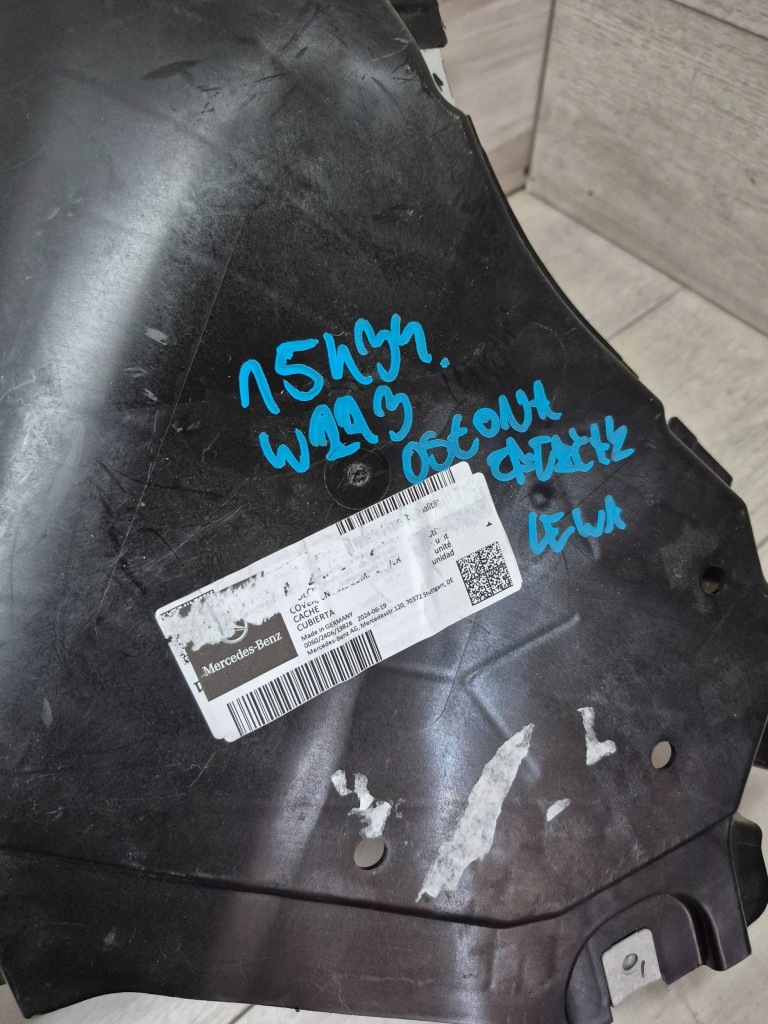 15434. mercedes w213 накладка бампер ліва перед a2135202900 Зі Шроту