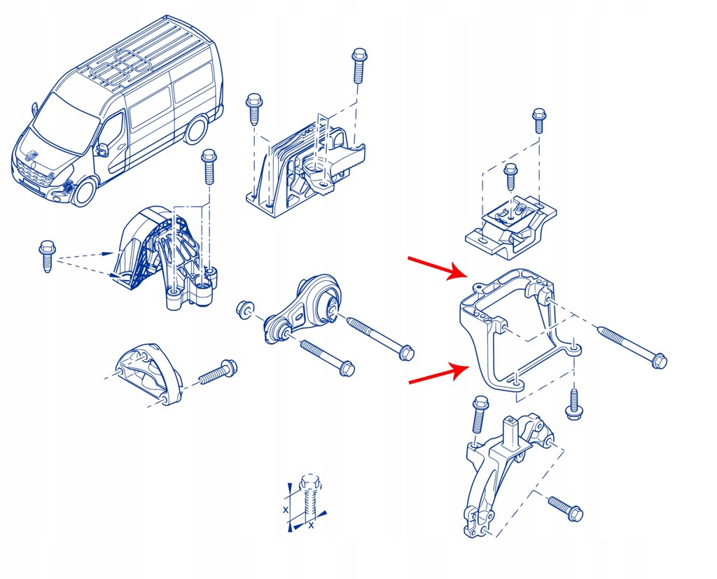 фото №8, Кронштейн подушки безопасности кронштейн opel movano b 2.3 10-