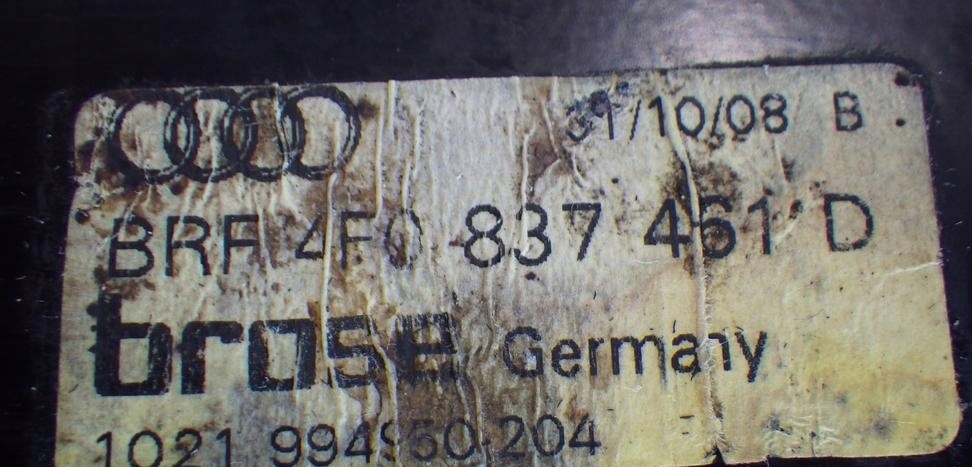 фото №7, Механізм скло перед 4f0837461d audi a6 s6 rs6 c6