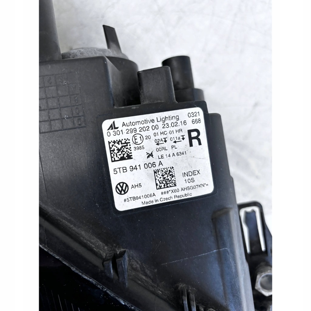 фото №8, Volkswagen touran iii лампа правая перед 5tb941006a