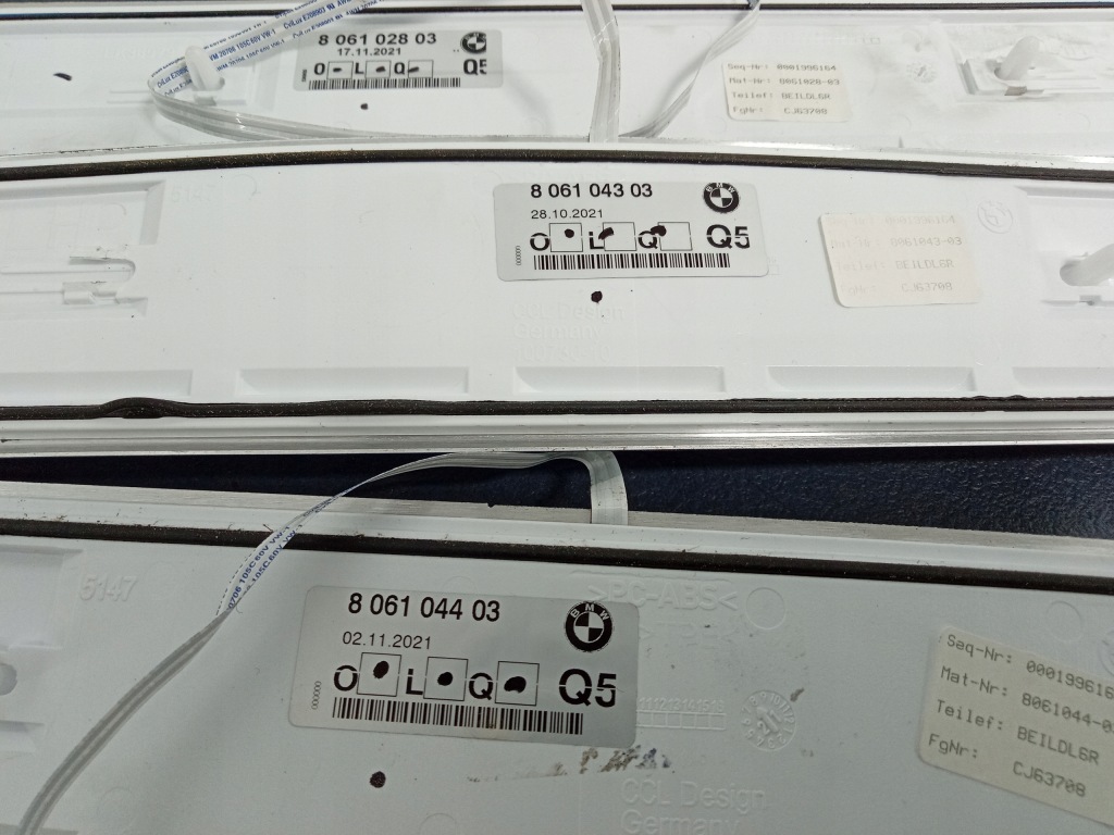 фото №5, Bmw 7 g11 накладки декоративні поріг m набір led kpl