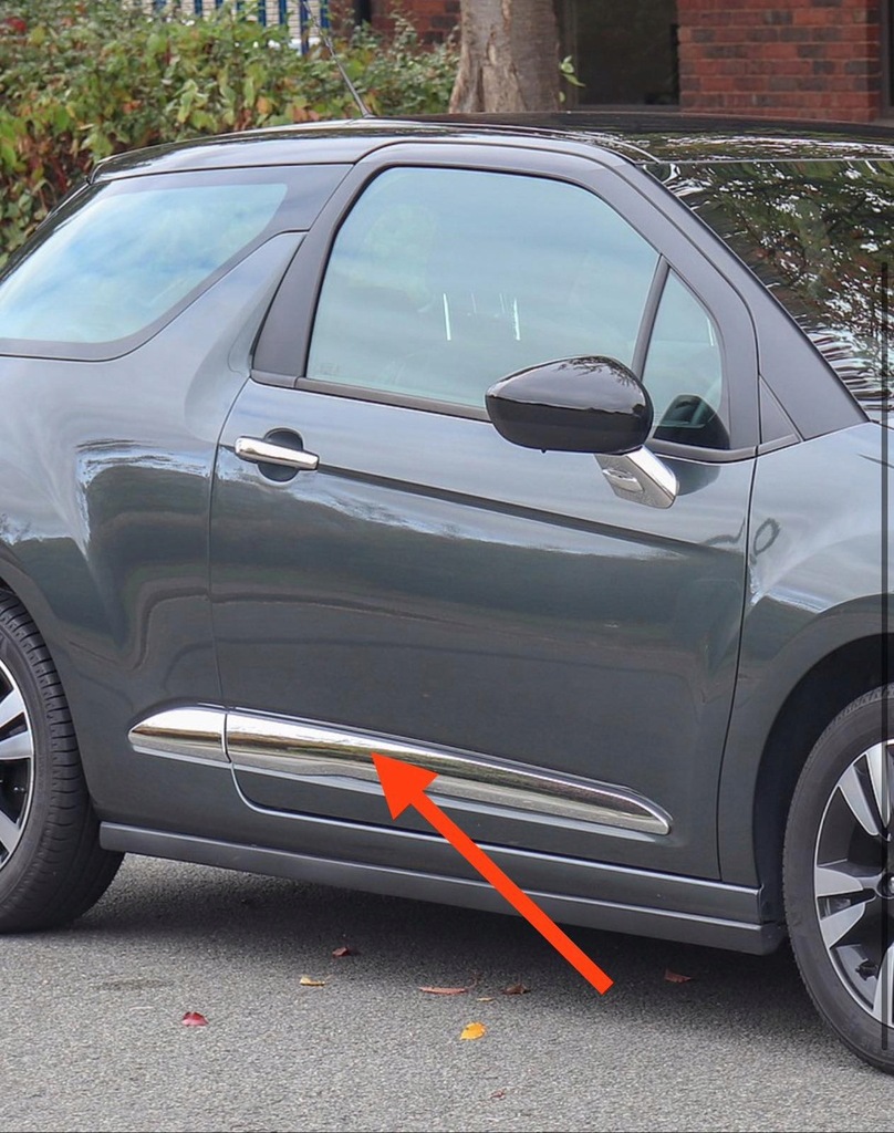 фото №9, Citroen ds3 2009-2022 молдинг na двері права перед 9800054877