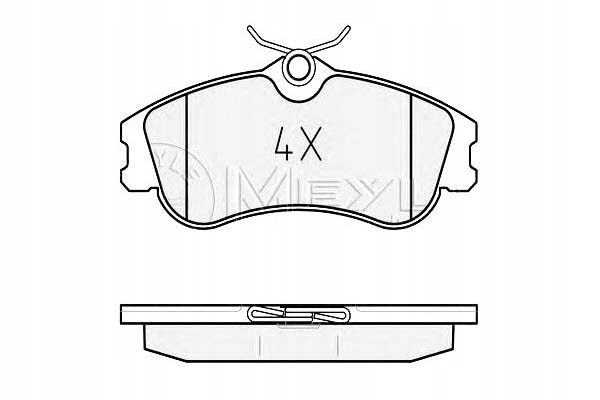 фото №1, Meyle тормозные колодки тормозные citroen перед berlingo деталь