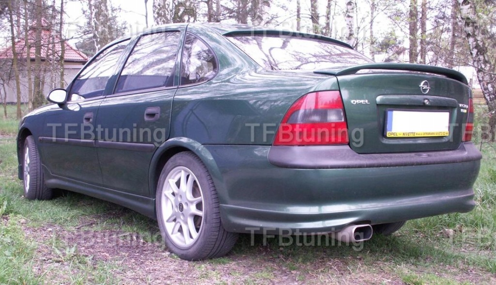 Купить Спойлер накладка бампера задняя opel vectra b 1995-2000 sedan hb