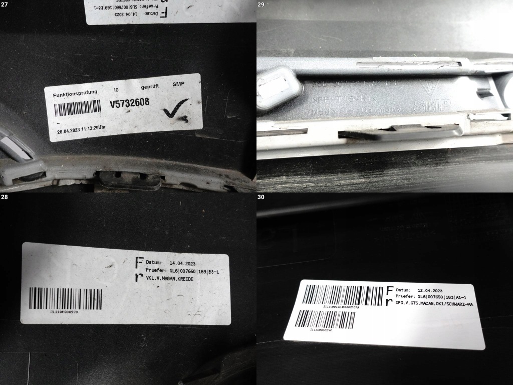 Porsche macan 95b gts drugi lift 21-24 бампер + решётка + спойлер перед в Украине