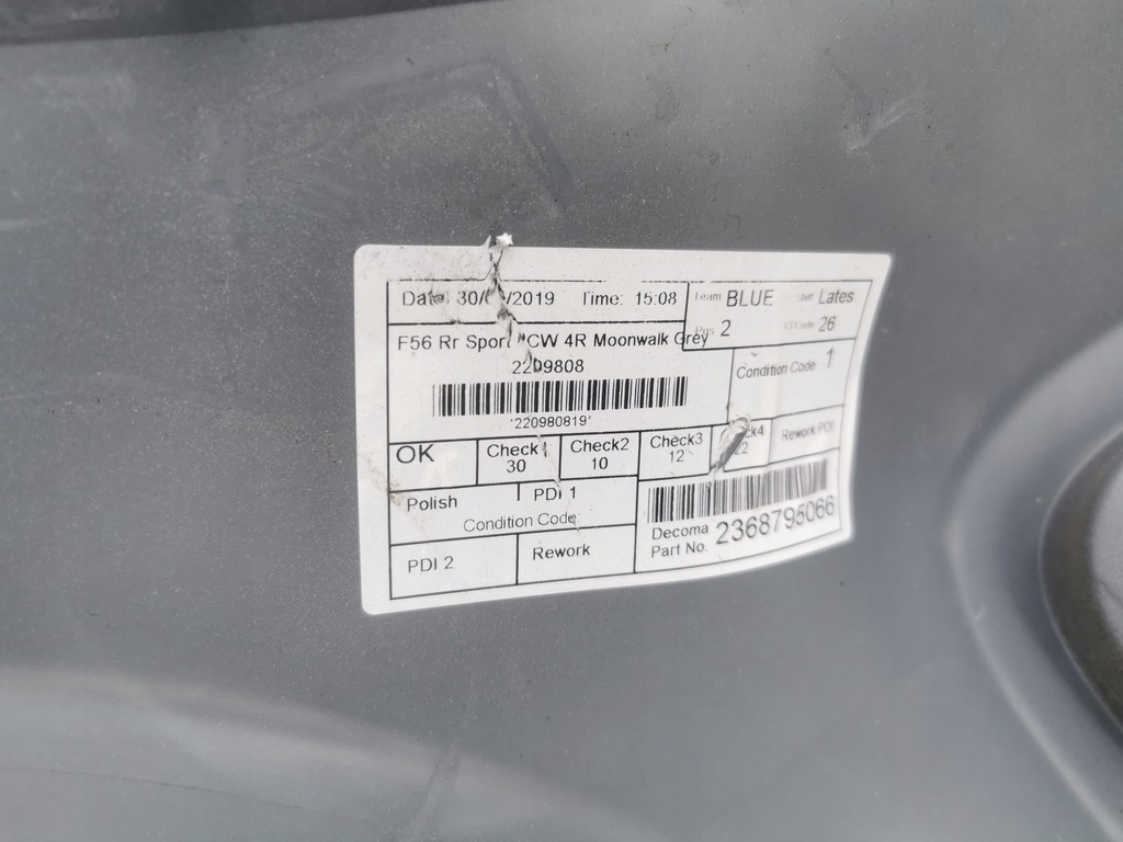 фото №8, Mini cooper f56 jcw sport бампер задній