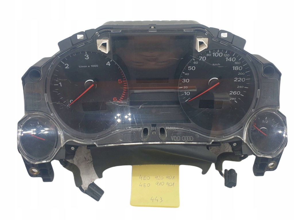 фото №1, Лічильник прилади спідометр audi a8 d3 3.0tdi 4e0920901