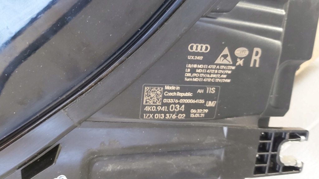 фото №10, Audi оригинальный номер 4k0941034 лампа full led