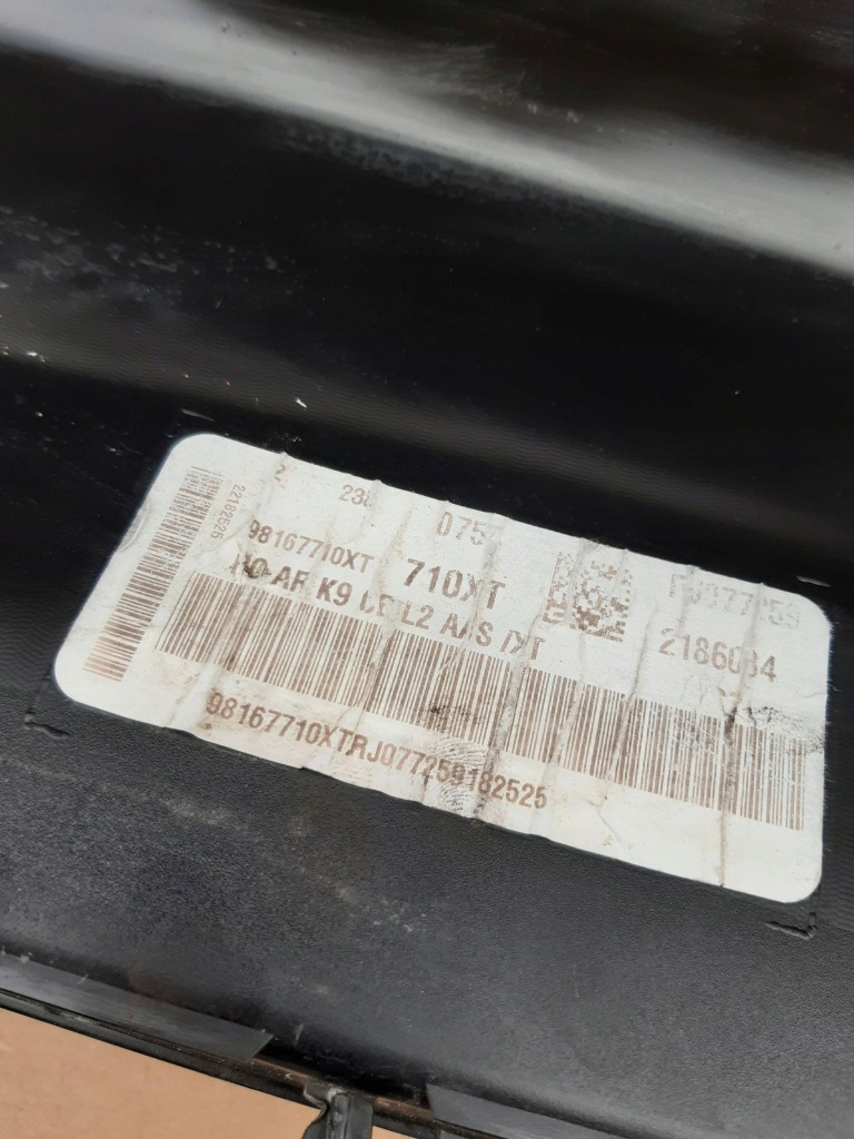 Бампер задній задній toyota proace city 19-26 98167710xt Зі Шроту